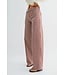Just Black Denim Classic Relaxed Wide Leg - Spice Brown Stripe