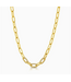 Jen Hansen Demi-Fine Trinity Link Necklace Gold Br