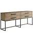 Universal Furniture Dwell Boulder Metal Base Console Table