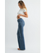Just Black Denim High Rise Scissor Cut Flare - Medium Denim