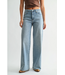 Just Black Denim High Rise Stretchy Wide Leg - Medium Denim