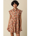 Poppy Floral Shirt Mini Dress