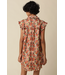 Poppy Floral Shirt Mini Dress