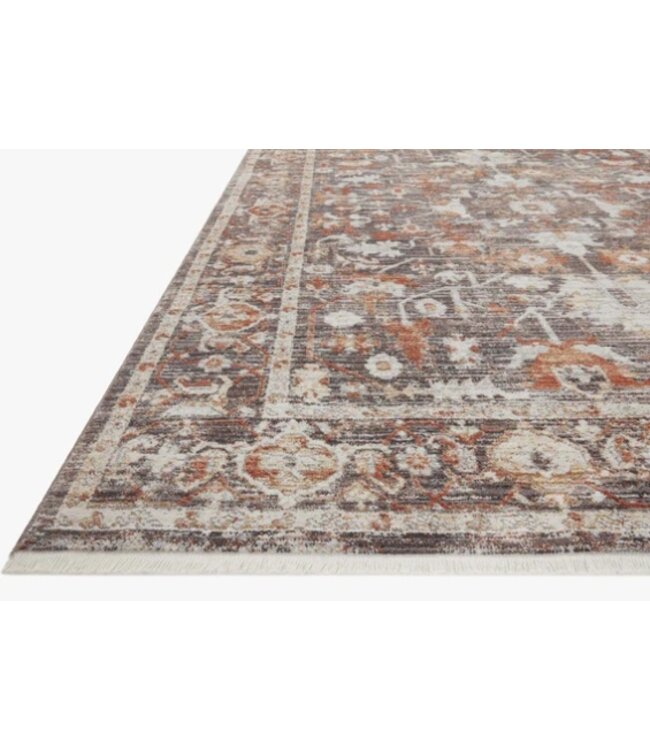 Bonney Rug Charcoal/Spice