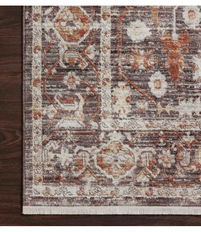 Bonney Rug Charcoal/Spice