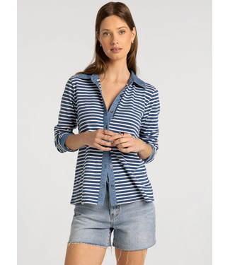 Marty Top Denim Stripe