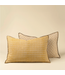 16x24  Dot Linen Pillow, Sunflower