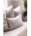 21x12 Black Ticking Pillow