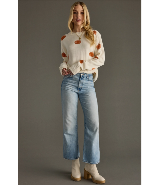 Cream Pumpkin Sweater