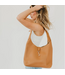 Pretty Simple Haddie Hobo Vegan Leather Tote Brown