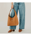 Pretty Simple Haddie Hobo Vegan Leather Tote Brown