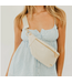 Pretty Simple Nylon Susie Sidekick Bum Bag Cream