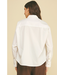 Oversized Front Pocket Shirt White