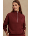 Varley Hawley Half Zip Sweat New Maroon