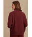 Varley Hawley Half Zip Sweat New Maroon