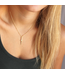 Gold Pendant Necklace Mika 18" Sword