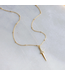 Gold Pendant Necklace Mika 18" Sword