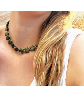 Wren Design Wild Star Jade Beaded Necklace