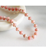 Wren Design Zia Pink Opal Stone Candy Necklace