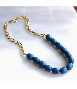 Wren Design Ena Lapis Lazuli Statement Necklace