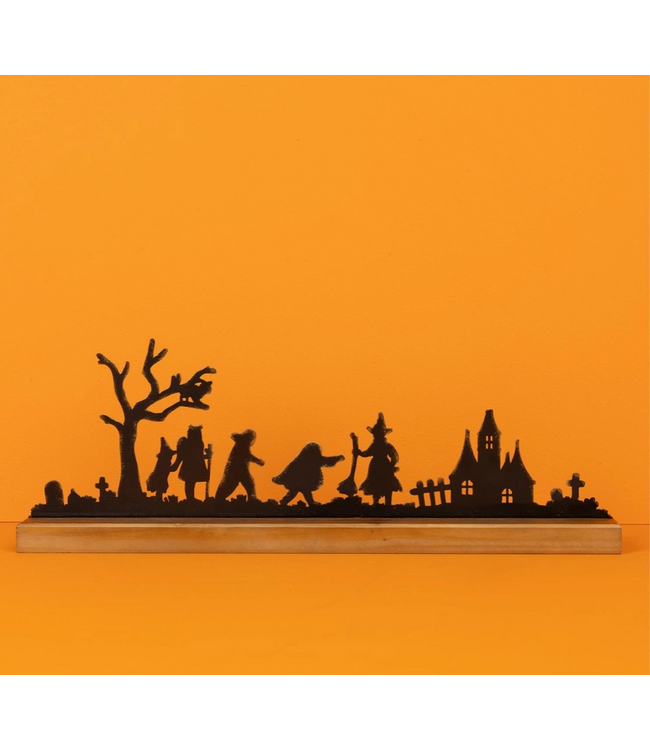 Haunted Silhouettes Halloween Scene Decor