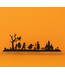 Haunted Silhouettes Halloween Scene Decor