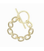 L George Olivia Toggle Bracelet Gold