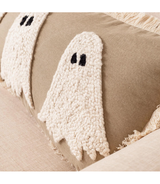 Lumbar Pillow Hooked Ghosts