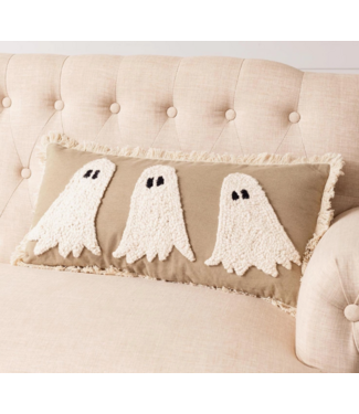 Lumbar Pillow Hooked Ghosts