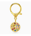 Jen Hansen Demi-Fine Rainbow Pendant Bag Charm, Gold