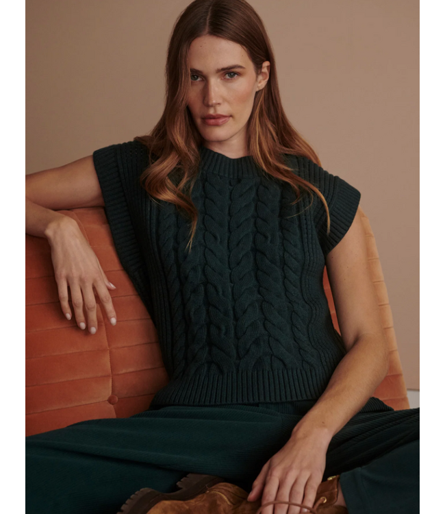 Varley Pixie Relaxed Knit Tank Ponderosa Pine