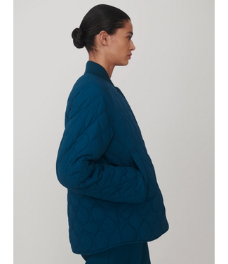 Varley Luca Quilted Jacket Sea Blue