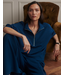 Varley Mavis Mock Neck Sweat Sea Blue