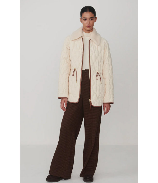 Varley Bartley Quilted Jacket Parchment
