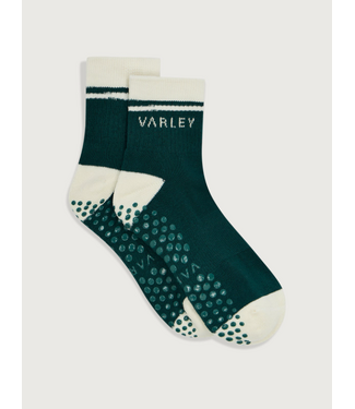Varley Grayson Half Crew Grip Sock Ponderosa Pine