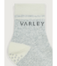 Varley Grayson Half Crew Grip Sock Light Grey Marl