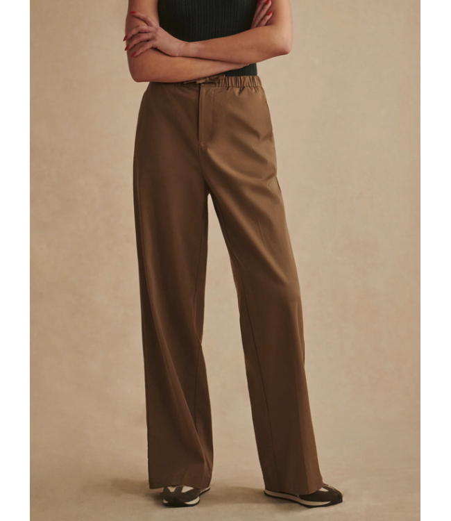 Varley Lima Wide Leg 31" Teak Olive
