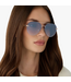 Diff Eyewear Lenox XS Champagne Gold Slate Sunglasses