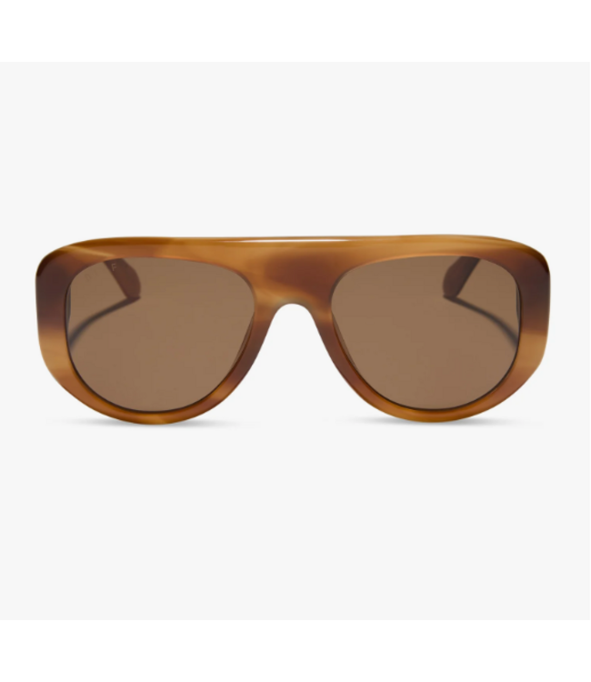 Diff Eyewear Morgan Tawny Tort Brown Sunglasses