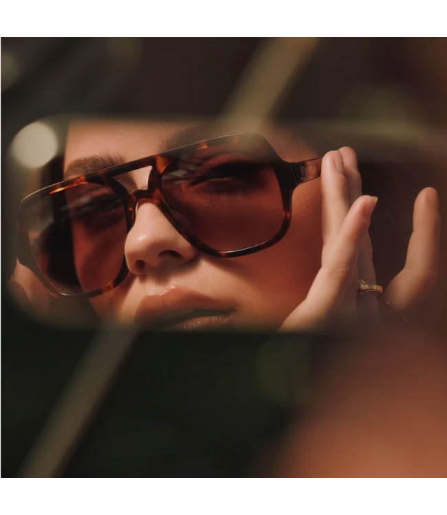 Diff Eyewear Layton Rich Tort Brown Sunglasses