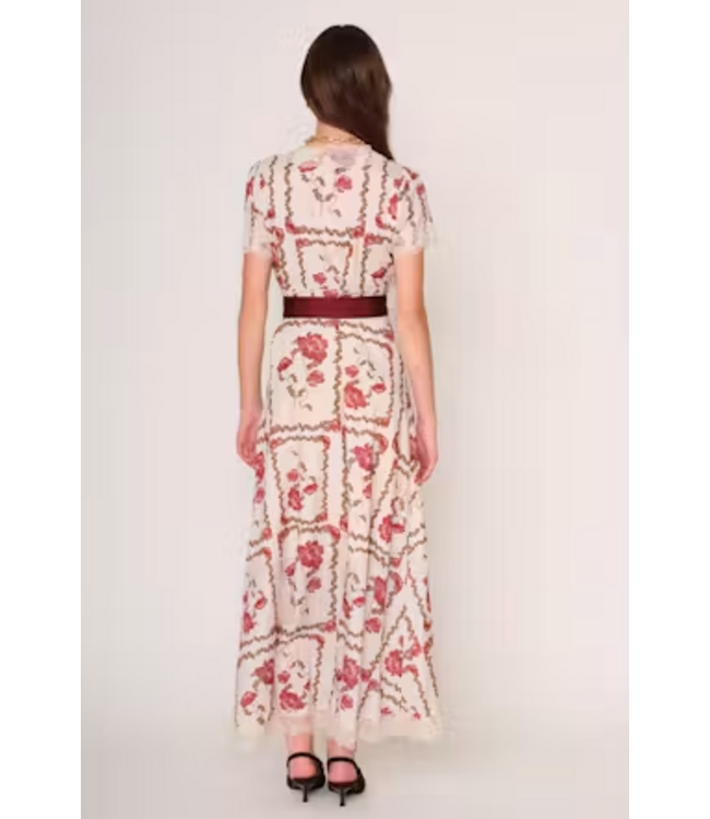 Tabitha Dress Victorian Wine