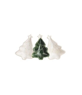 Tree Triple Tidbit Dish