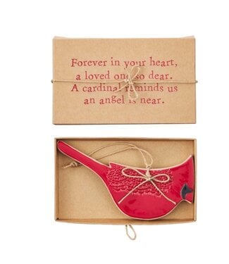 Ceramic Cardinal Ornament
