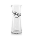 Zodax Davos Glass Carafe w/ Pewter Antler