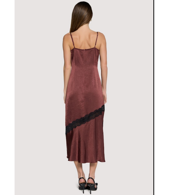 Romantic Grace Maxi Dress Plum