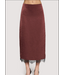 Romantic Grace Midi Skirt Plum