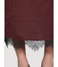 Romantic Grace Midi Skirt Plum