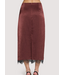 Romantic Grace Midi Skirt Plum