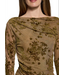 Dusklight Garden Top Olive/Floral