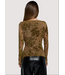 Dusklight Garden Top Olive/Floral